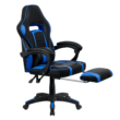 Irodai/gamer szék, kék/fekete, GUNNER