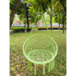 Függő szék, pamut+fém/zöld greenery, AMADO 2 NEW