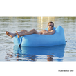 Felfújható babzsák/lazy bag, kék, LEBAG