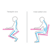 Ergonomikus térdelőszék, rózsaszín/bükkfa, GROCO