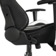 Irodai/gamer szék RGB háttérvilágítással, fekete/fehér/színes minta, ZOPA NEW