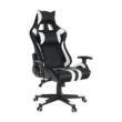 Irodai/gamer szék RGB háttérvilágítással, fekete/fehér/színes minta, ZOPA NEW
