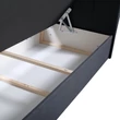 Kép 6/6 - Boxspring ágy, 140x200, szürke, STAR