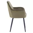 Design fotel, zöld/fekete, ILKOM