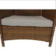 Kerti garnitúra, étkezőasztal+6db szék, rattan, méz/krém, GARDEN