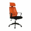 Irodai szék, fekete/narancssárga, TAXIS
