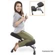 Ergonomikus zsámoly, világosszürke/fekete, KILIAN