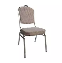 Rákásolható szék,  bézs/minta/króm, ZINA 3 NEW