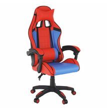 Irodai/gamer szék, kék/piros, SPIDEX