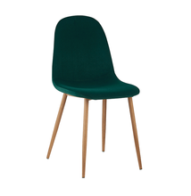 Szék, smaragd Velvet szövet/bükk, LEGA