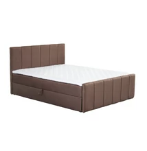 Boxspring ágy, 140x200, barna, STAR