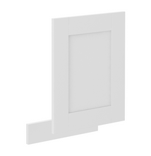Ajtó mosogatógéphez, fehér/fehér/artisan tölgy, LULA ZM 570x446
