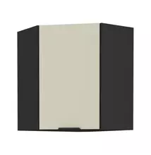 Felső sarokszekrény cashmere/fekete, ARAKA 60x60 GN-72 1F