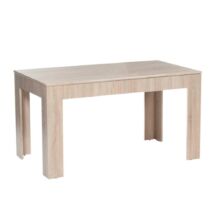 Étkezőasztal összecsukható, sonoma tölgyfa, 140/180x80 cm, ADMIRAL