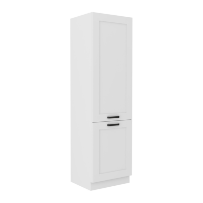 Szekrény beépített hűtőhöz, fehér, LULA 60 LO-210 2F