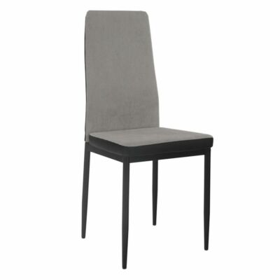 Étkező szék, világosszürke/fekete, ENRA