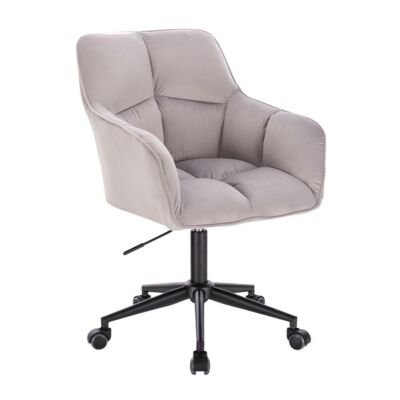 Irodai szék, szürke Velvet anyag/fekete, HAGRID